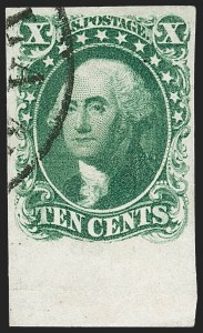 Sale 1217, Lot 731, 3c-12c 1851-56 Issue (Scott 10-17)