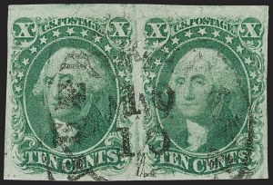 Sale 1217, Lot 732, 3c-12c 1851-56 Issue (Scott 10-17)