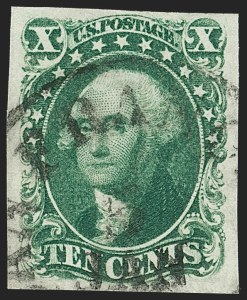 Sale 1217, Lot 740, 3c-12c 1851-56 Issue (Scott 10-17)