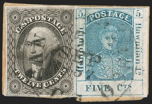 Sale 1217, Lot 746, 3c-12c 1851-56 Issue (Scott 10-17)