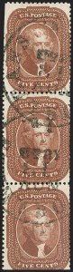 Sale 1217, Lot 769, 5c 1857-60 Issue (Scott 27-30A)