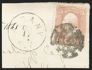 Sale 1217, Lot 831, 1861-66 Issue (Scott 56-78)