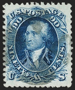 Sale 1217, Lot 865, 1867-68 Grilled Issue (Scott 79-101)