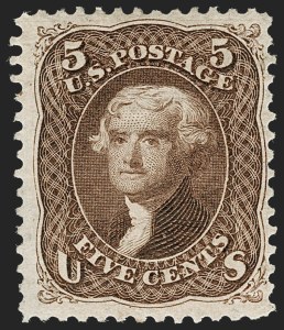 Sale 1217, Lot 870, 1875 Re-Issue of 1861-66 Issue (Scott 102-111)