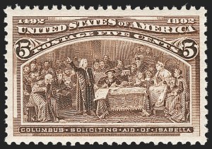 Sale Number 1217, Lot Number 989, 1893 Columbian Issue (Scott 230-245) Sale Number 1217, Lot Number 989, 1893 Columbian Issue (Scott 230-245)