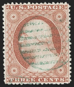 Sale Number 1219, Lot Number 102, 3c 1857-60 Issue (Scott 25-26A)