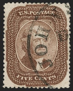 Sale 1219, Lot 116, 5c 1857-60 Issue (Scott 27-30A)