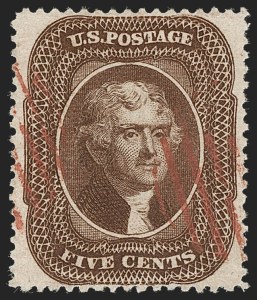 Sale Number 1219, Lot Number 119, 5c 1857-60 Issue (Scott 27-30A) Sale Number 1219, Lot Number 119, 5c 1857-60 Issue (Scott 27-30A)