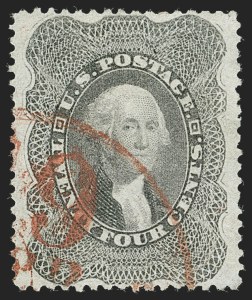 Sale Number 1219, Lot Number 134, 24c-90c 1860 Issue (Scott 37-39)