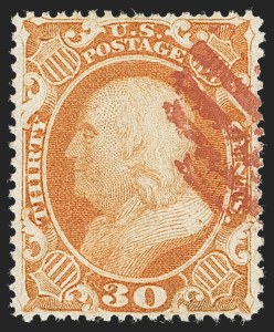 Sale Number 1219, Lot Number 136, 24c-90c 1860 Issue (Scott 37-39)
