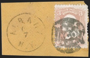 Sale 1219, Lot 169, 1861-66 Issue, cont. (Scott 64-66)