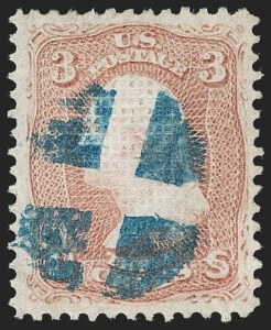 Sale 1219, Lot 230, 1867-68 Grilled Issue (Scott 79-101)