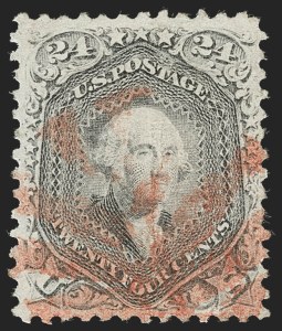 Sale Number 1219, Lot Number 255, 1867-68 Grilled Issue (Scott 79-101) Sale Number 1219, Lot Number 255, 1867-68 Grilled Issue (Scott 79-101)