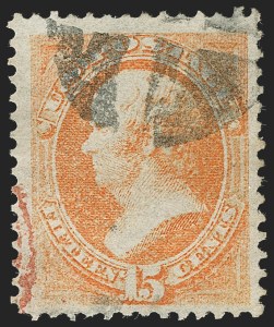 Sale 1219, Lot 351, 1870-71 National Bank Note Co. Grilled Issue (Scott 134-144)