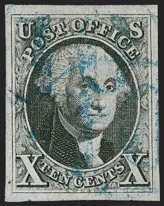 Sale 1219, Lot 37, 10c 1847 Issue and 5c-10c 1847 Covers (Scott 1-2)