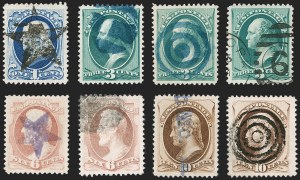 Sale 1219, Lot 383, 1879 American Bank Note Co. Issue (Scott 182-191)