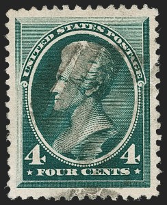 Sale Number 1219, Lot Number 399, 1881-87 American Bank Note Co. Issues (Scott 205-218) Sale Number 1219, Lot Number 399, 1881-87 American Bank Note Co. Issues (Scott 205-218)