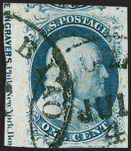 Sale 1219, Lot 52, 1c 1851 Issue (Scott 5-9)