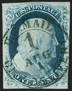 Sale 1219, Lot 61, 1c 1851 Issue (Scott 5-9)