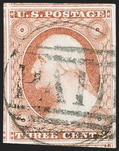 Sale 1219, Lot 66, 3c 1851 Issue (Scott 10-11A)