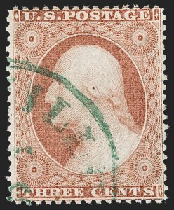 Sale 1219, Lot 96, 3c 1857-60 Issue (Scott 25-26A)