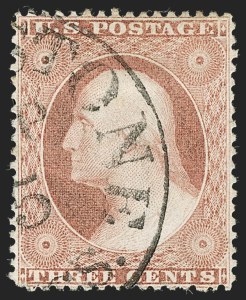 Sale 1219, Lot 99, 3c 1857-60 Issue (Scott 25-26A)