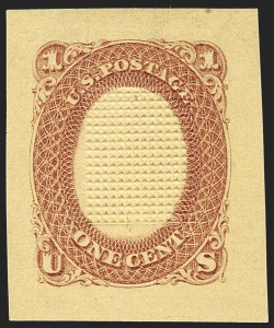 Sale 1221, Lot 1028, Essays and Proofs, 1847 thru 1868 Issues
