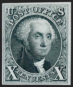 Sale 1221, Lot 1092, 1847 Issue and 1875 Reproduction (Scott 1-4), 10c Black, Reproduction (4) Sale 1221, Lot 1092, 1847 Issue and 1875 Reproduction (Scott 1-4)