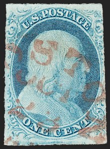 Sale 1221, Lot 1099, 1851-56 Issue (Scott 5-17)
