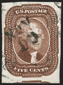 Sale Number 1221, Lot Number 1104, 1851-56 Issue (Scott 5-17)