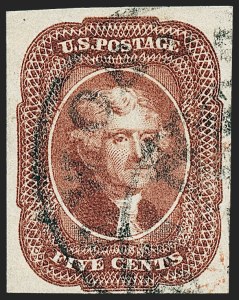 Sale 1221, Lot 1106, 1851-56 Issue (Scott 5-17)