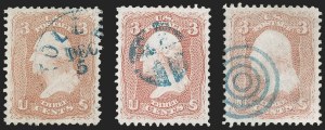 Sale Number 1221, Lot Number 1151, 1861-66 Issue (Scott 56-78) Sale Number 1221, Lot Number 1151, 1861-66 Issue (Scott 56-78)