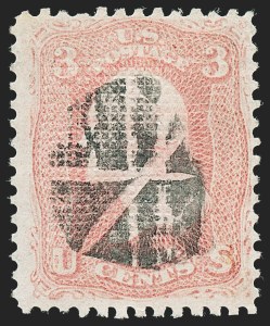 Sale 1221, Lot 1177, 1867-68 Grilled Issue (Scott 79-101)