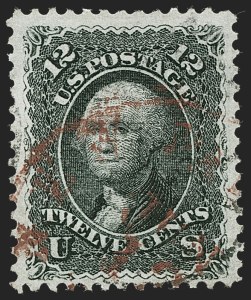 Sale 1221, Lot 1187, 1867-68 Grilled Issue (Scott 79-101)