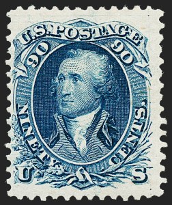 Sale 1221, Lot 1214, 1875 Re-Issue of 1861-66 Issue (Scott 102-111)