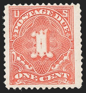 Sale 1221, Lot 1631, Postage Due, 1c Vermilion (J29) Sale 1221, Lot 1631, Postage Due