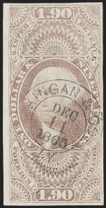 Sale Number 1221, Lot Number 1739, Revenues, First Issue Sale Number 1221, Lot Number 1739, Revenues, First Issue