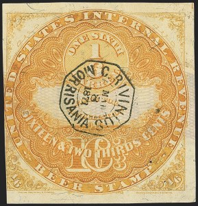 Sale 1221, Lot 1762, Revenues, Beer Stamps