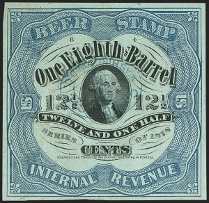 Sale 1221, Lot 1764, Revenues, Beer Stamps