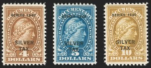 Sale 1221, Lot 1777, Revenues, Silver Tax