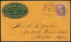 Sale 1223, Lot 8180, 1861-68 Issues