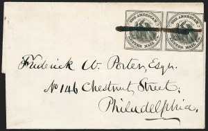 Sale 1223, Lot 8355, 1844-45 Independent Mails