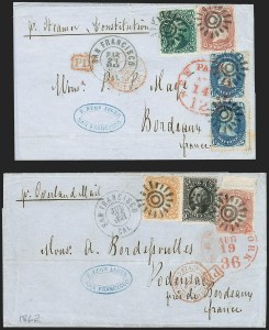 Sale 1223, Lot 8419, California and Western Mails