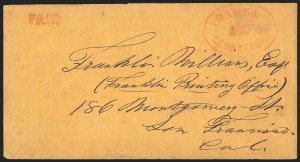 Sale 1223, Lot 8421, California and Western Mails