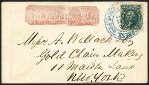 Sale 1223, Lot 8455, California and Western Mails