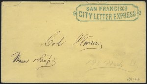 Sale 1223, Lot 8470, California and Western Mails
