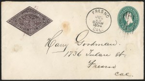 Sale 1223, Lot 8477, California and Western Mails