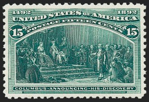 Sale Number 1224, Lot Number 165, Columbian Issue Sale Number 1224, Lot Number 165, Columbian Issue