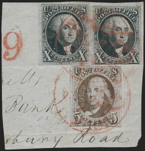 Sale 1224, Lot 19, 1847 Issue