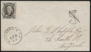 Sale 1224, Lot 21, 1847 Issue